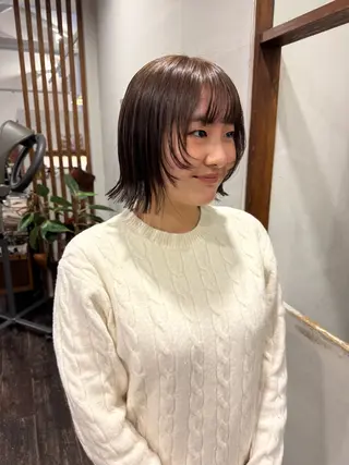 ミディアム カラー MOK大阪梅田店 Asahiのヘアスタイル
