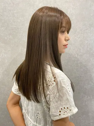 ロング 金城 有希のヘアスタイル