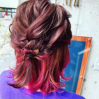 ミディアム おん眉美容師eMu✄ yuka‪🤍のヘアスタイル