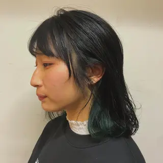 ミディアム カラー AOI🕊️横浜 メンズ/レイヤーのヘアスタイル