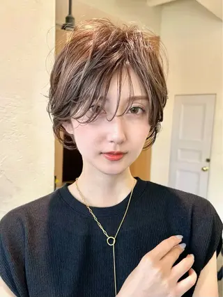 ショート カラー お悩み解決ショート/ 似合わせカット/といのヘアスタイル