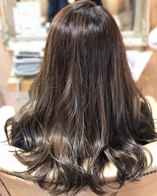 ロング カラー パーマ ヘアアレンジ 【ツヤ髪美容師】 ツダケイスケのヘアスタイル