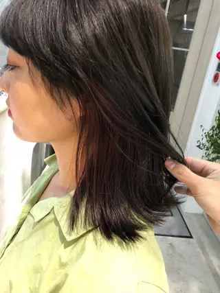 ミディアム カラー 白髪ぼかし/ショート /ミニボブだいじのヘアスタイル