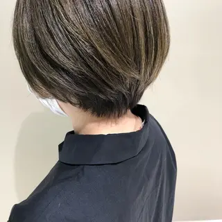 ショート カラー パーマ ヘアアレンジ 【似合うが見つかる】 Hanaのヘアスタイル
