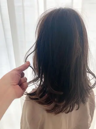 セミロング カラー ヘアアレンジ UNIX N.horiiのその他イメージ