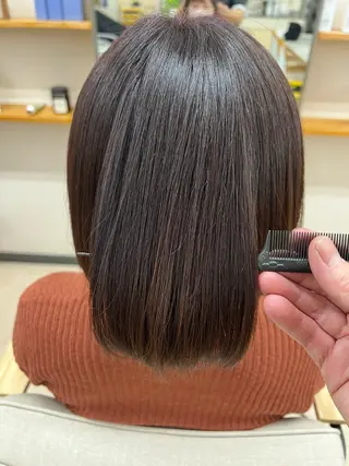 ミディアム カラー 石倉 真のヘアスタイル