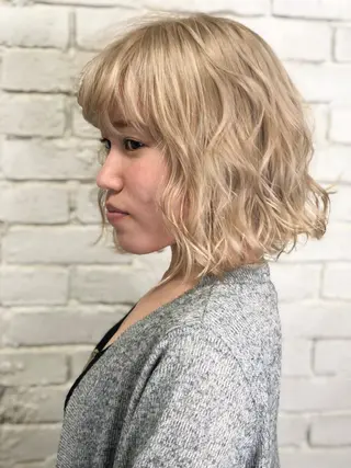 ミディアム カラー welring hair salonのヘアスタイル