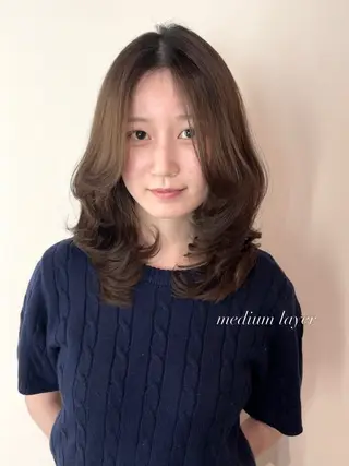 ミディアム シュリ /岐阜のヘアスタイル