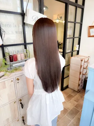 ロング 口コミ5.0🌈町田 👑美髪/縮毛矯正のヘアスタイル