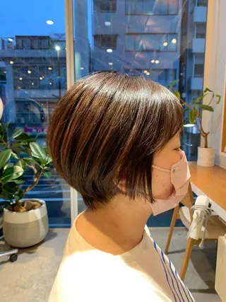 ショート 中尾 文哉のヘアスタイル