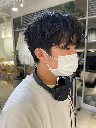 パーマ メンズ 斉藤 瑞恵のヘアスタイル
