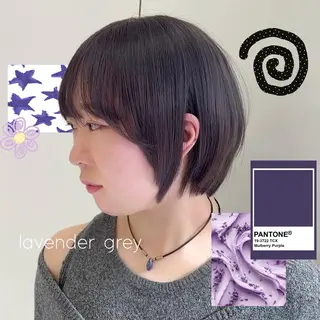 ショート カラー メンズパーマモデル セイノチヒロのヘアスタイル