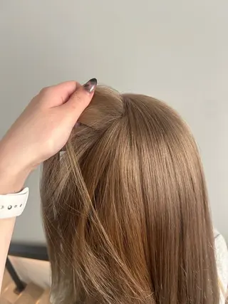 カラー 暖色ෆ‪透明感カラー 🩷cocoriのヘアスタイル