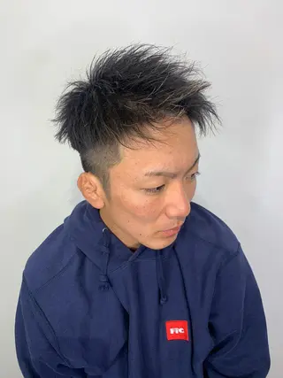 ショート 師藤 達也のヘアスタイル