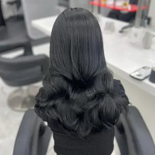 カラー 🌸春の暗髪カラー 🌸透明感ヘアのヘアスタイル