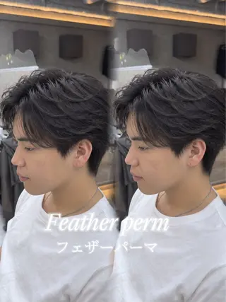 メンズ naho💚 カットモデル✂️.⋆のヘアスタイル
