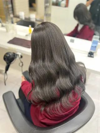 ロング カラー ヘアアレンジ 巻きラク♡レイヤー 🦢こころのヘアスタイル