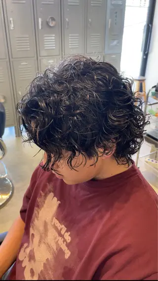 パーマ メンズ fifth 武正 琉生のヘアスタイル