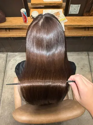 ロング カラー とがみ ともきのヘアスタイル