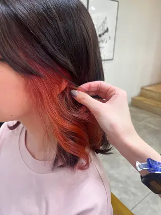 カラー 金山/透明感カラー ヘッドスパ/hinaのヘアスタイル