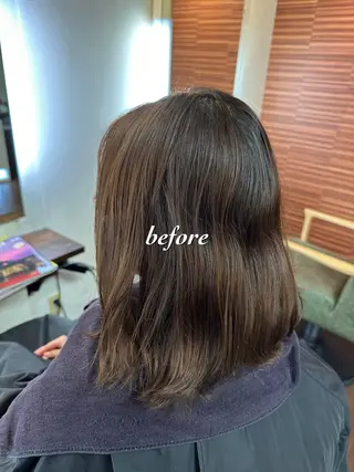 ショート カラー 💜推しインナー カラー/菊池柊真💜のヘアスタイル
