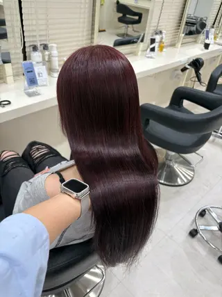 セミロング カラー 💟RINNA 艶カラー💟のヘアスタイル