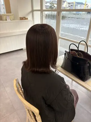 ミディアム 高橋 真歩のヘアスタイル