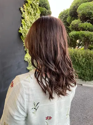 セミロング 佐々木 浩之のヘアスタイル