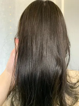 ロング カラー ヘアアレンジ ボブパーマコテ巻き風 パーマNo1深江秀平のヘアスタイル