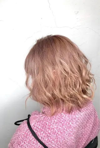 ロング カラー パーマ ヘアアレンジ メンズ まつげと眉 Meliaのマツエク・マツパデザイン