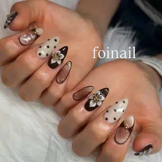 ネイル FOINAIL 🎀長さだし🎀のネイルデザイン