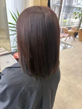 ミディアム 吉川 莉央のヘアスタイル