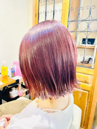 ミディアム 山木 裕子のヘアスタイル