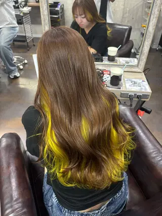 ロング ボブ/ブリーチなし艶 カラー🫧sHOMaのヘアスタイル