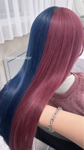 ロング Manami🖤 レイヤー×ハイトーンのヘアスタイル