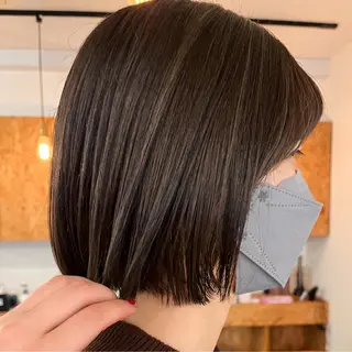 ショート カラー 暖色/パーマ 🌼クニトウメイのヘアスタイル