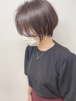 ショート カラー 大人女性ショート専門 tomodaのヘアスタイル