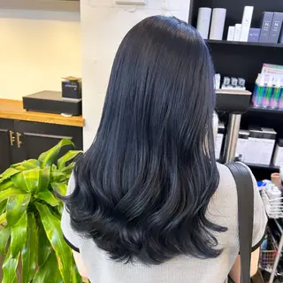 ロング カラー 🌷ラベンダーピンク 顔まわり🌷ねいろのヘアスタイル
