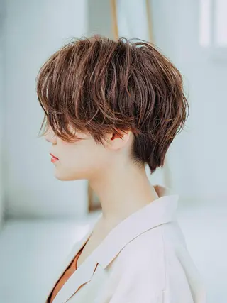 ショート 似合わせ×レイヤー× 髪質改善×t.yのヘアスタイル