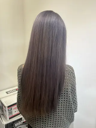 ロング 水戸/ブリーチカラー 中山りくのヘアスタイル