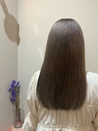ロング カラー ramphy 柴原 夢奈のヘアスタイル