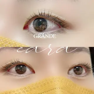 マツエク・マツパ アイブロウ GRANDEcara 栄 Miki🍀のマツエク・マツパデザイン