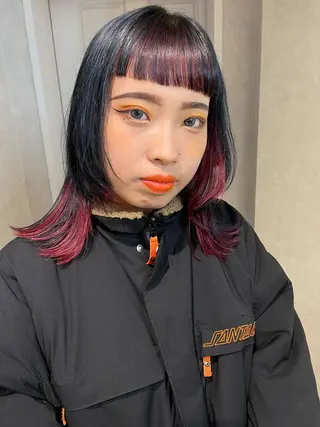 ミディアム カラー ナチュラル透明感🌱 小山美樹子のヘアスタイル