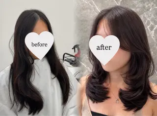 ロング レイヤー透明感カラー ブリーチ🎀オトハのヘアスタイル