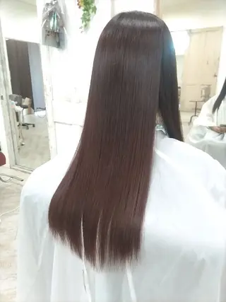 ロング カラー 磯崎 美幸のヘアスタイル