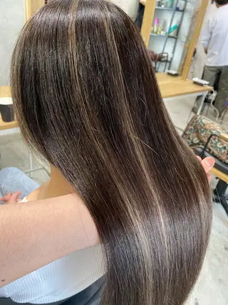 ロング カラー 髪質改善/レイヤー カット手塚奨のヘアスタイル