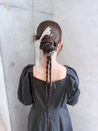 ヘアアレンジ はやしほのか｜ ヘアセット×カラーのヘアスタイル