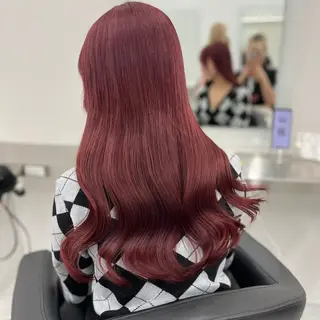 ロング 🍒韓国暖色ヘア NO.1🍒🪽のヘアスタイル