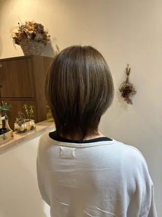 ミディアム カラー 小林 峻也のヘアスタイル