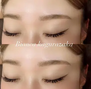アイブロウ Bianca神楽坂 ꙳⋆ aoha🤍のマツエク・マツパデザイン